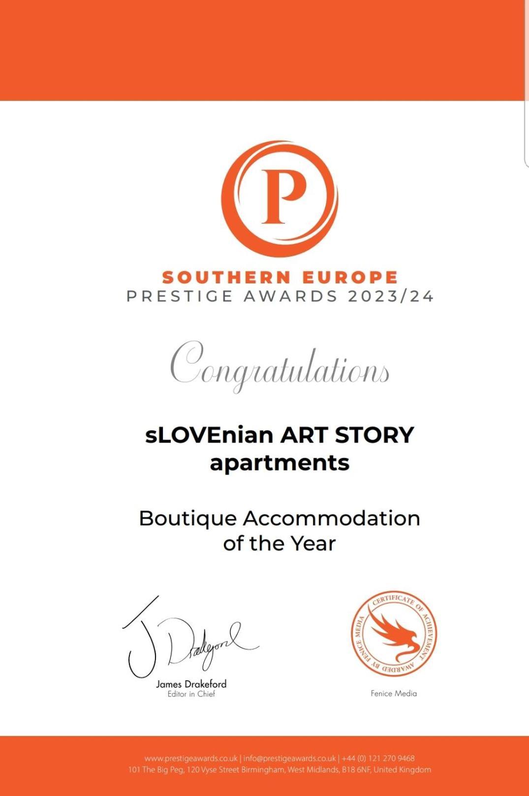 Apartament Slovenian Art Story Lublana Zewnętrze zdjęcie